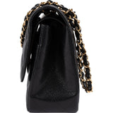 Chanel Quilted Caviar Leather Jumbo Double Flap Crossbody Bag