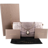Bvlgari Metallic  Serpenti Forever Wallet On Chain Crossbody Bag