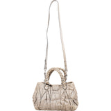 Miu Miu Vitello Lux Coffer Hobo Handbag