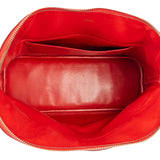 Hermès Rouge Courchevel Leather Bolide 35 Handbag