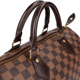 Louis Vuitton Monogram Damier Ebene Speedy 30 Handbag