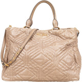 Miu Miu Quilted Geometric Leather Handbag
