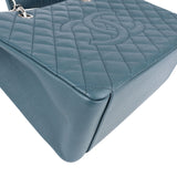 Chanel Quilted Caviar Leather Grand Shopping Tote Jumbo Shoulder Bag