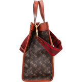 Coach Monogram Signature & Horse Carriage Canvas Field Tote Handbag