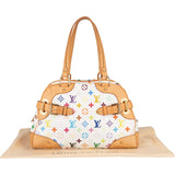 Louis Vuitton Monogram Canvas Murakami Multicolor Claudia Shoulder Bag - vintageandkickz