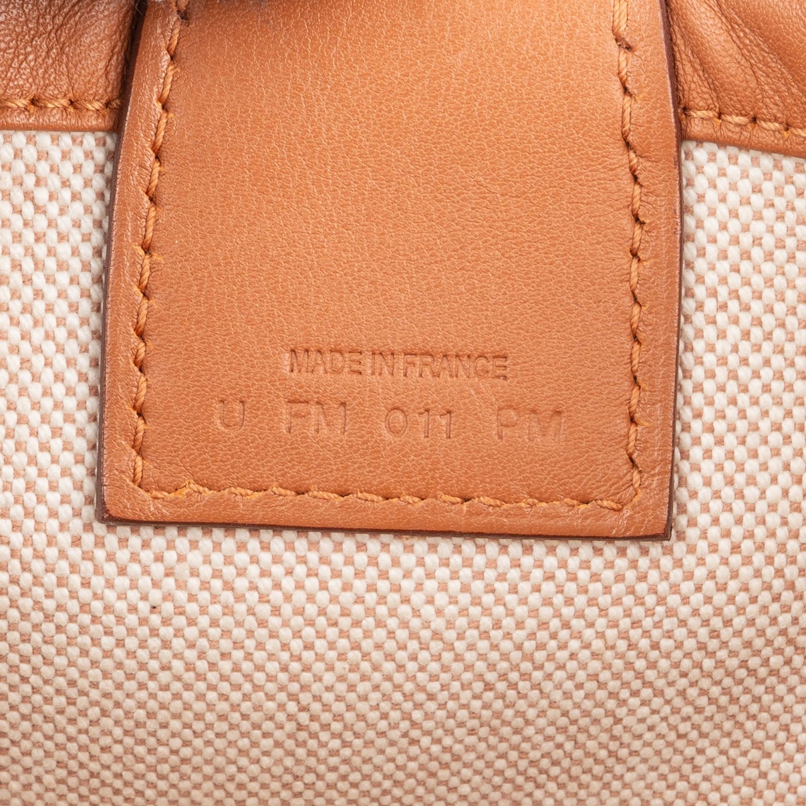 Hermès Canvas Monogram Steeple 25 Handbag - vintageandkickz