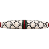 Gucci Monogram GG Tweed Web Stripe Rajah Tote Shoulder Bag