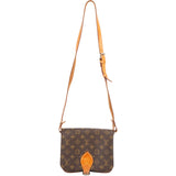 Louis Vuitton Monogram Canvas Cartouchiere MM Crossbody Bag