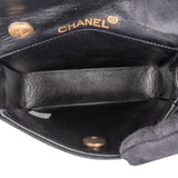 Chanel Quilted Lambskin 24K Gold Mini Square Single Flap Crossbody Bag