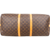 Louis Vuitton Monogram Canvas Keepall 55 Bandoulière Travel Bag