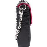 Louis Vuitton Noir Epi Leather Pochette Felicie Crossbody Bag