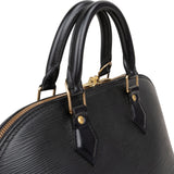 Louis Vuitton Noir Epi Leather Alma PM Handbag