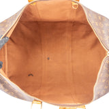 Louis Vuitton Monogram Canvas Keepall 55 Bandoulière Travel Bag