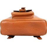 Gucci Pebbed Leather Bamboo Handle Small Backpack