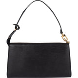 Louis Vuitton Noir Epi Leather Pochette Accessoires Handbag