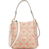 Coach Signature Monogram Heart Print Mollie Bucket Handbag