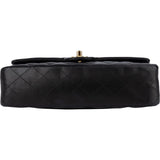 Chanel Quilted Lambskin Medium Double Flap Shoulder Bag