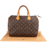 Louis Vuitton Monogram Canvas Speedy 30 Handbag