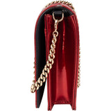 Christian Dior Metallic Perforated Patent Leather Diorama Crossbody Bag