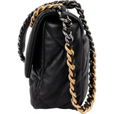 Chanel 19 Quilted Lambskin Medium Single  Flap Crossbody Bag