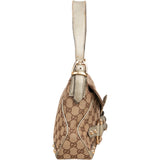 Gucci Monogram GG Studded Horsebit Chain Flap Shoulder Bag