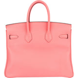 Hermès Swift Rose Azalee Birkin 25 Handbag