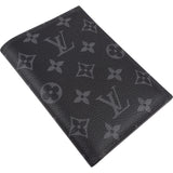 Louis Vuitton Monogram Eclipse Canvas Passport Cover Card Holder