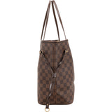 Louis Vuitton Monogram Damier Ebene Neverfull MM Shoulder Bag