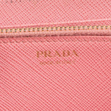 Prada Saffiano Leather Zip Around Wallet