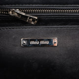 Miu Miu Matelassé Bicolor Nappa Leather Confidential Coffer Handbag