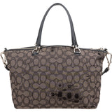 Coach Monogram Signature Canvas Prairie Satchel Handbag