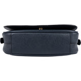 Prada Blue Saffiano Leather Shoulder Crossbody Bag