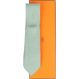 Hermès Silk Pattern Krawatte Tie