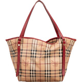 Burberry Nova-Check Haymarket Check Tote Shoulder Bag