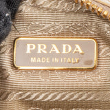 Prada Perforated Saffiano Leather Mini Pouch