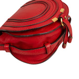 Chloé Grained Calfskin Marcie Mini Saddle Crossbody Bag