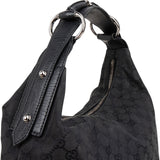 Gucci Monogram GG Canvas Horse Bit Hobo Handbag
