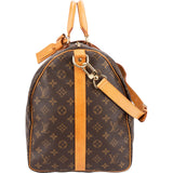 Louis Vuitton Monogram Canvas Keepall 55 Bandoulière Travel Bag