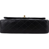 Chanel Quilted Lambskin 24K Gold Medium Double Flap Shoulder Bag