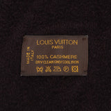 [🔄️B06 / F29] Louis Vuitton Wool Monogram Emblem Cashmere Schal Scarf - vintageandkickz