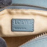 Loewe Blue Leather Puzzle Handbag