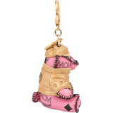 MCM Monogram Visetos Biker Bear Bag Charm