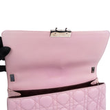 Christian Dior Pink Quilted Leather Diorama Shoulder Bag