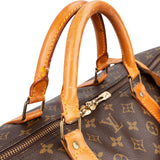 Louis Vuitton Monogram Canvas Keepall 60 Bandoulière Travel Bag