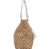 Gucci Monogram GG Canvas Abbey Horsebit Tote Shoulder Bag