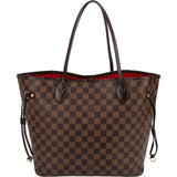 Louis Vuitton Monogram Damier Ebene Canvas Neverfull MM Shoulder Bag