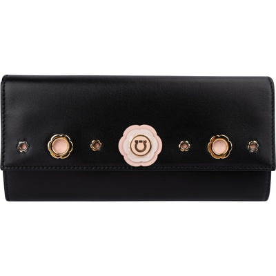 Salvatore Ferragamo Leather Diadora Pins Flap Wallet