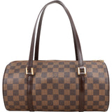 Louis Vuitton Monogram Damier Ebene Canvas Papillon Set Handbag - vintageandkickz
