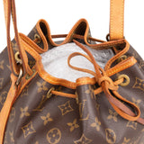 Louis Vuitton Monogram Canvas Sac Noé Petit Shoulder Bag
