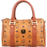 MCM Monogram Visetos Boston Handbag